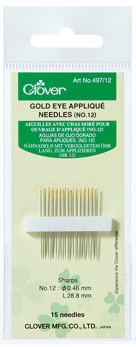 Gold Eye Applique Needles