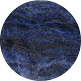 Black - Royal Blue Mottled [Merino - Batt]