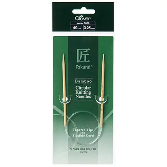 Bamboo Circular Knitting Needles 40cm