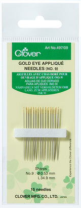 Gold Eye Applique Needles