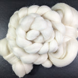 Natural White [Corriedale/Downs/Finnsheep/Merino/Perendale - 27-30 Microns - Combed Top]