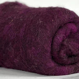 Plum [Kent Romney / Welsh - 30-32 Microns - Carded Batt]