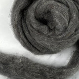 British Summer Grey [Kent Romney / Jacob - Carded Sliver]