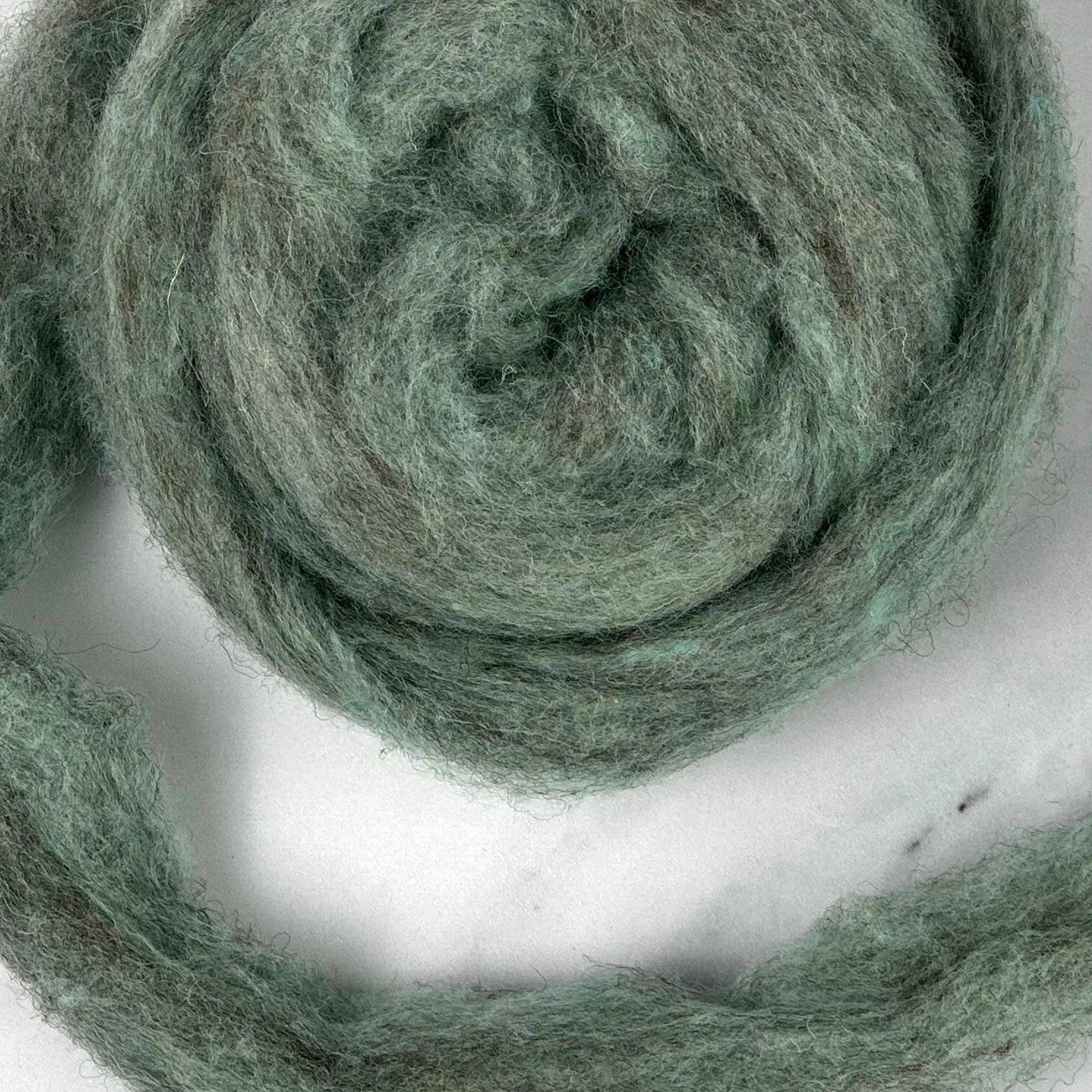 Devon Coast Blue [Kent Romney / Jacob - Carded Sliver]