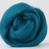 Teal [Corriedale - 27 Microns - Combed Top - Sliver]