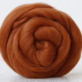 Cinnamon [Corriedale - 27 Microns - Combed Top - Sliver]