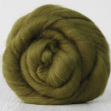 Olive [Corriedale - 27 Microns - Combed Top - Sliver]