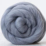 Shabby Grey [Corriedale - 27 Microns - Combed Top - Sliver]
