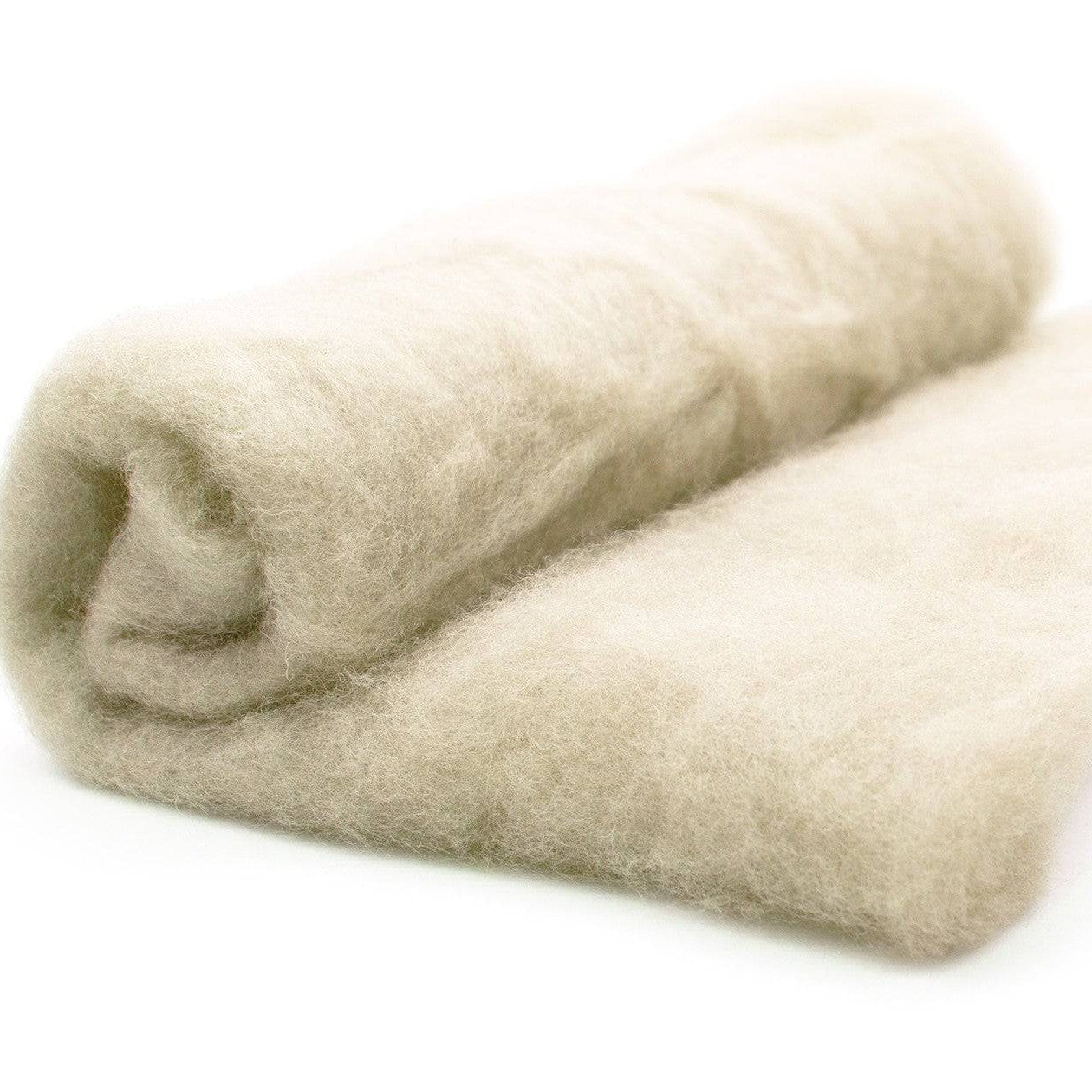 Natural White [Shetland- 29-31 Microns - Carded Batt]