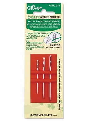 Double Eye Needles (Sharp Tip)