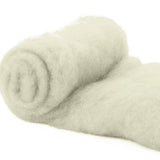Natural White [Jacob- 33-35 Microns - Carded Batt]