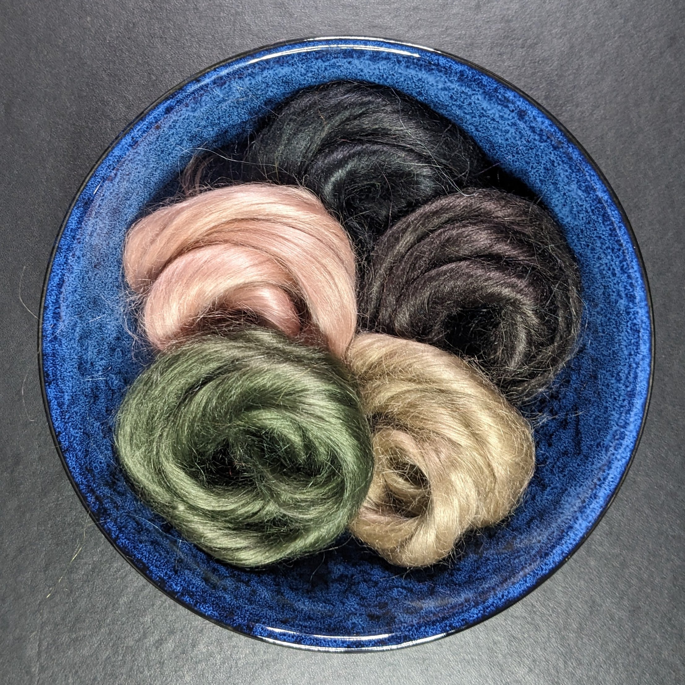 Designer Pack - 6. Thistle and [Ramie - Combed Sliver]