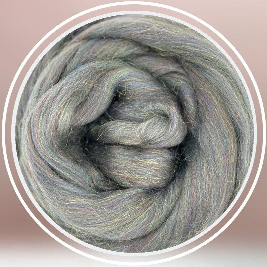 Glitzy Granite [Merino/Trilobal Nylon - Combed Top]