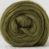 Olive [Tussah Silk - Combed Sliver]