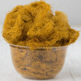 Sari Silk Waste - Saffron