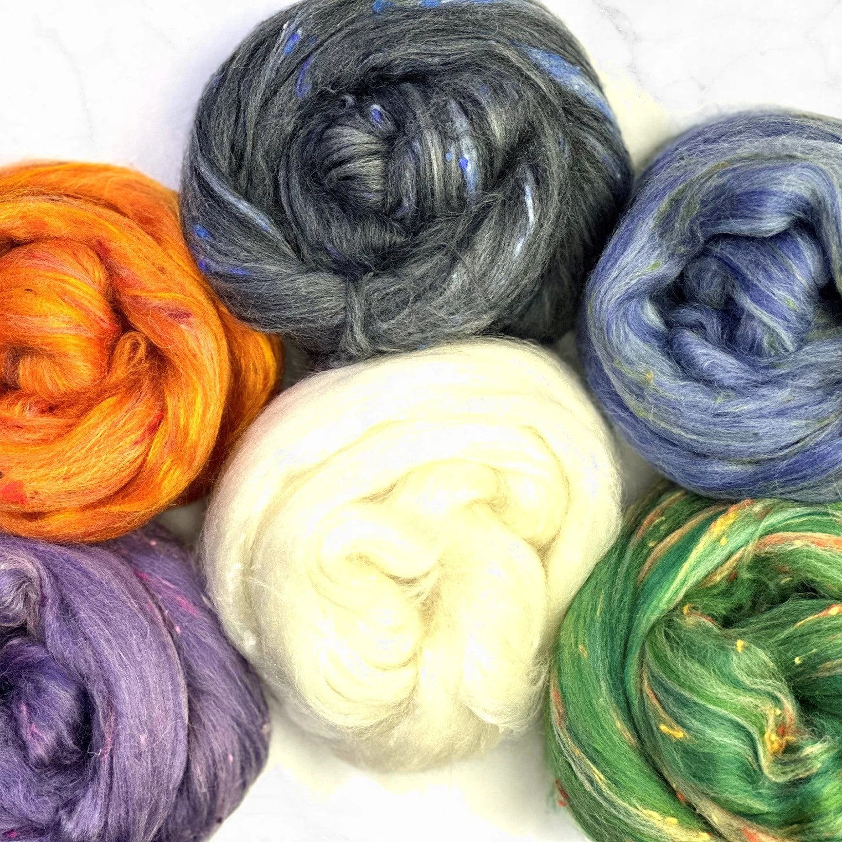 Designer Pack Folklore Collection [Bamboo/Merino/South American Tweed Blend - Combed Top]