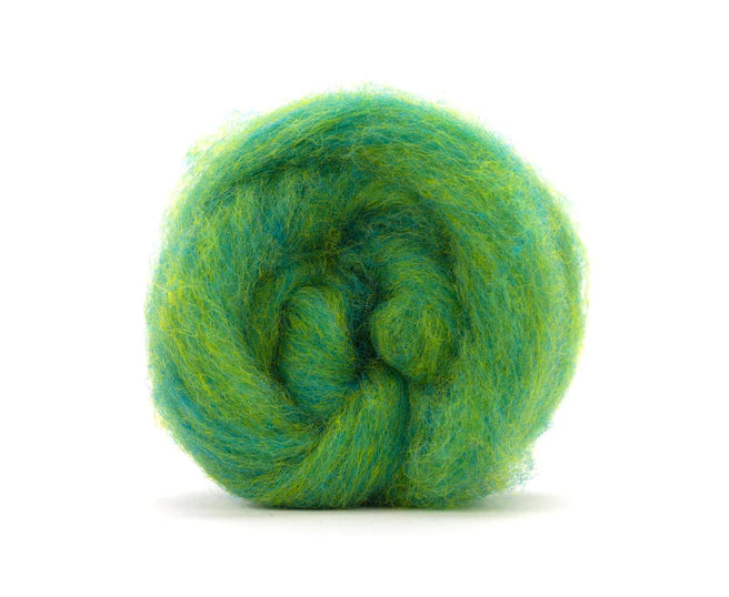 Lemon Lime [Corriedale - 25-30 Microns - Carded Sliver]