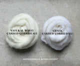 Chalk [Corriedale - 25-30 Microns - Carded Sliver]