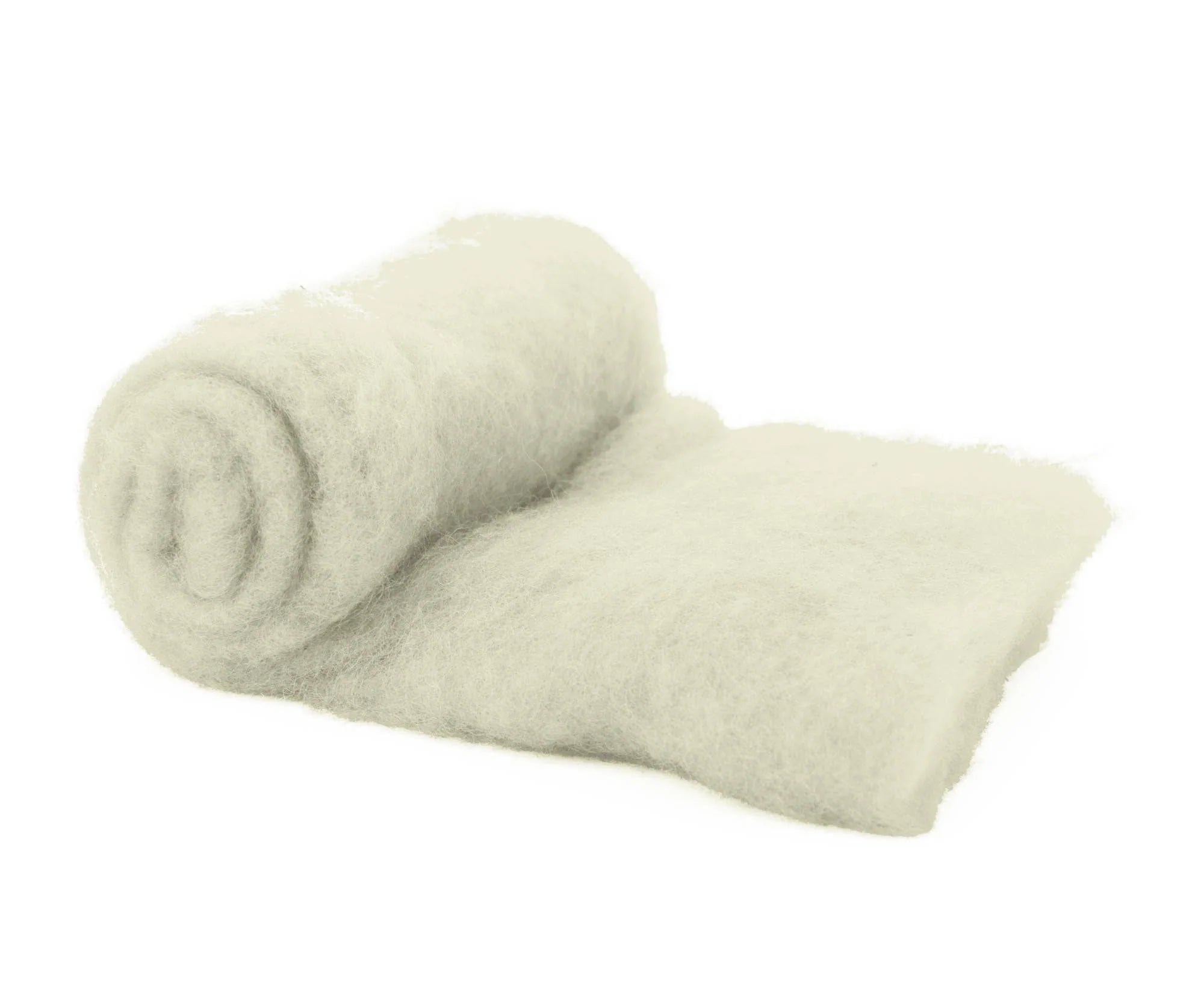 Natural White [Norwegian - 33-36 Microns - Carded Batt]